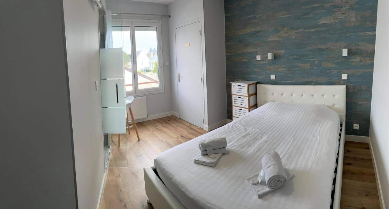 Hotel De La Plage Quinéville Buitenkant foto