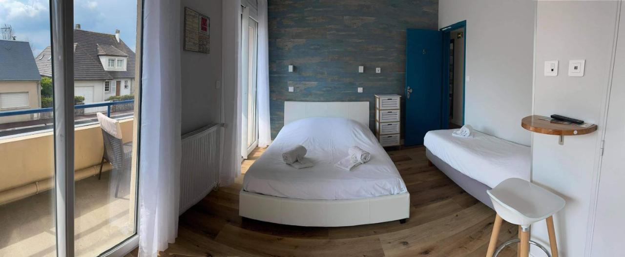 Hotel De La Plage Quinéville Buitenkant foto