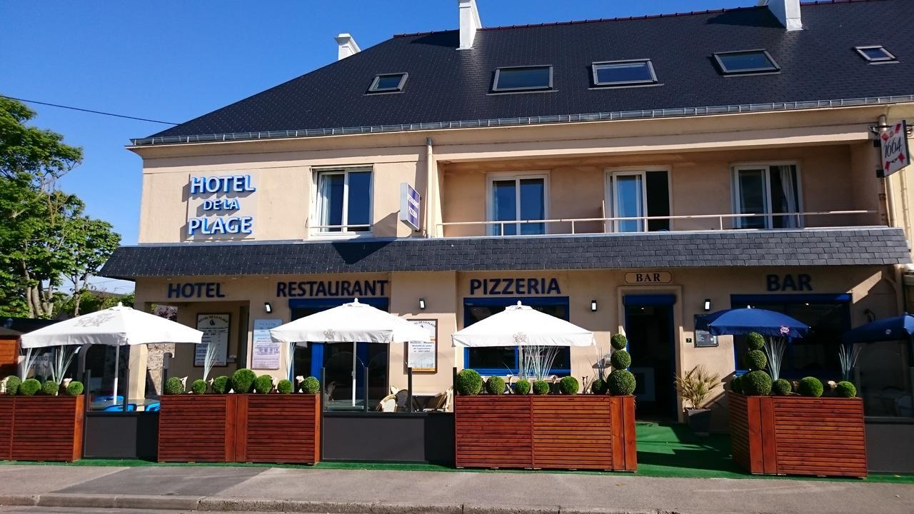 Hotel De La Plage Quinéville Buitenkant foto