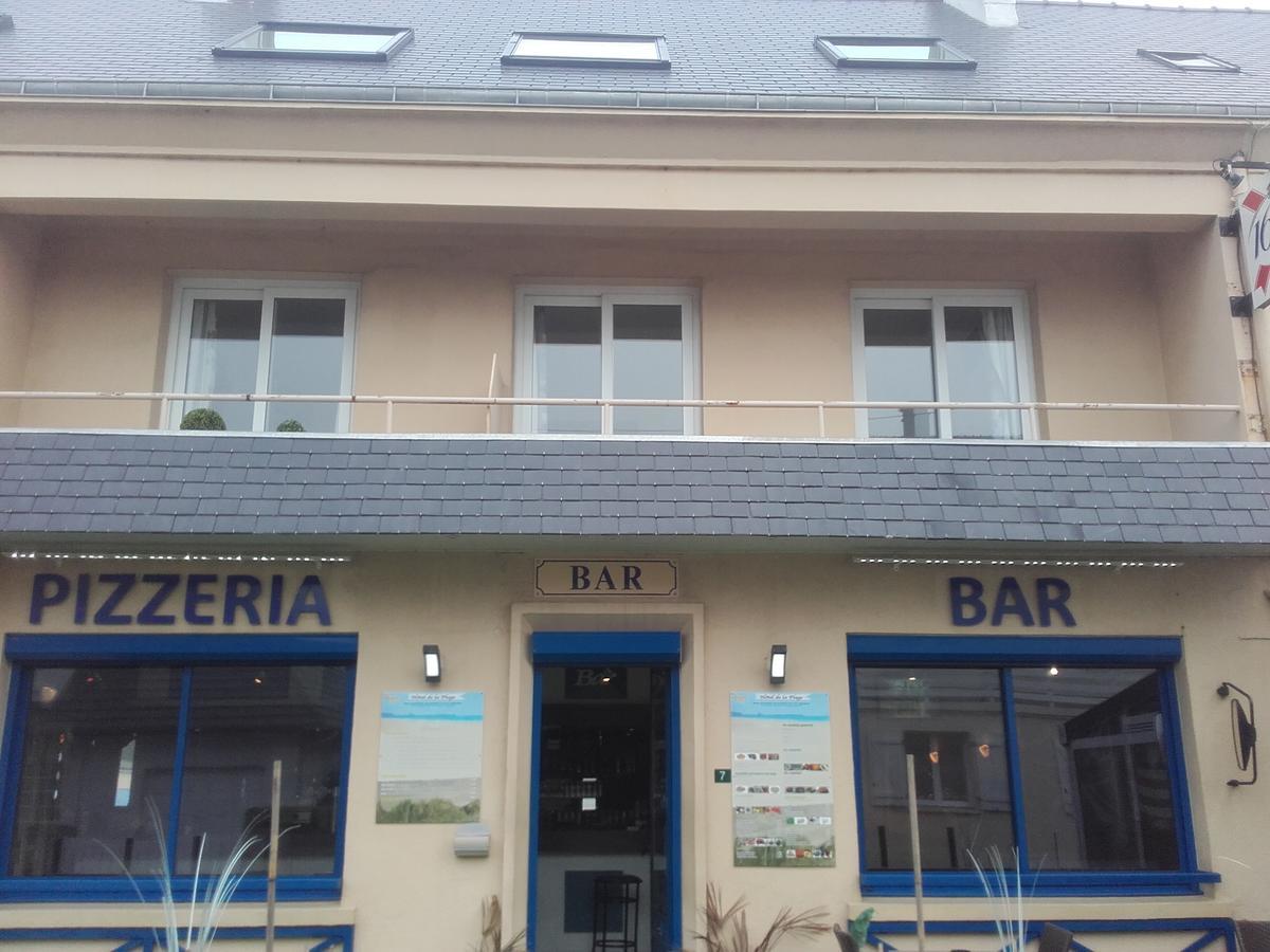 Hotel De La Plage Quinéville Buitenkant foto