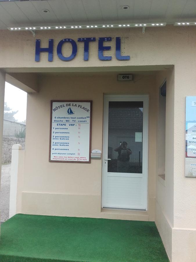 Hotel De La Plage Quinéville Buitenkant foto