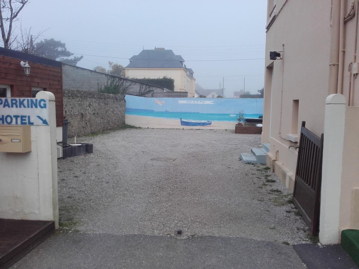 Hotel De La Plage Quinéville Buitenkant foto