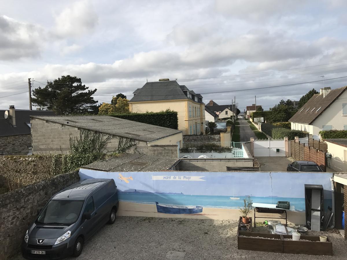 Hotel De La Plage Quinéville Buitenkant foto